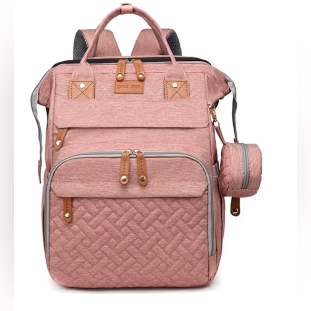 Pink Quilted Baby Bag NWT
